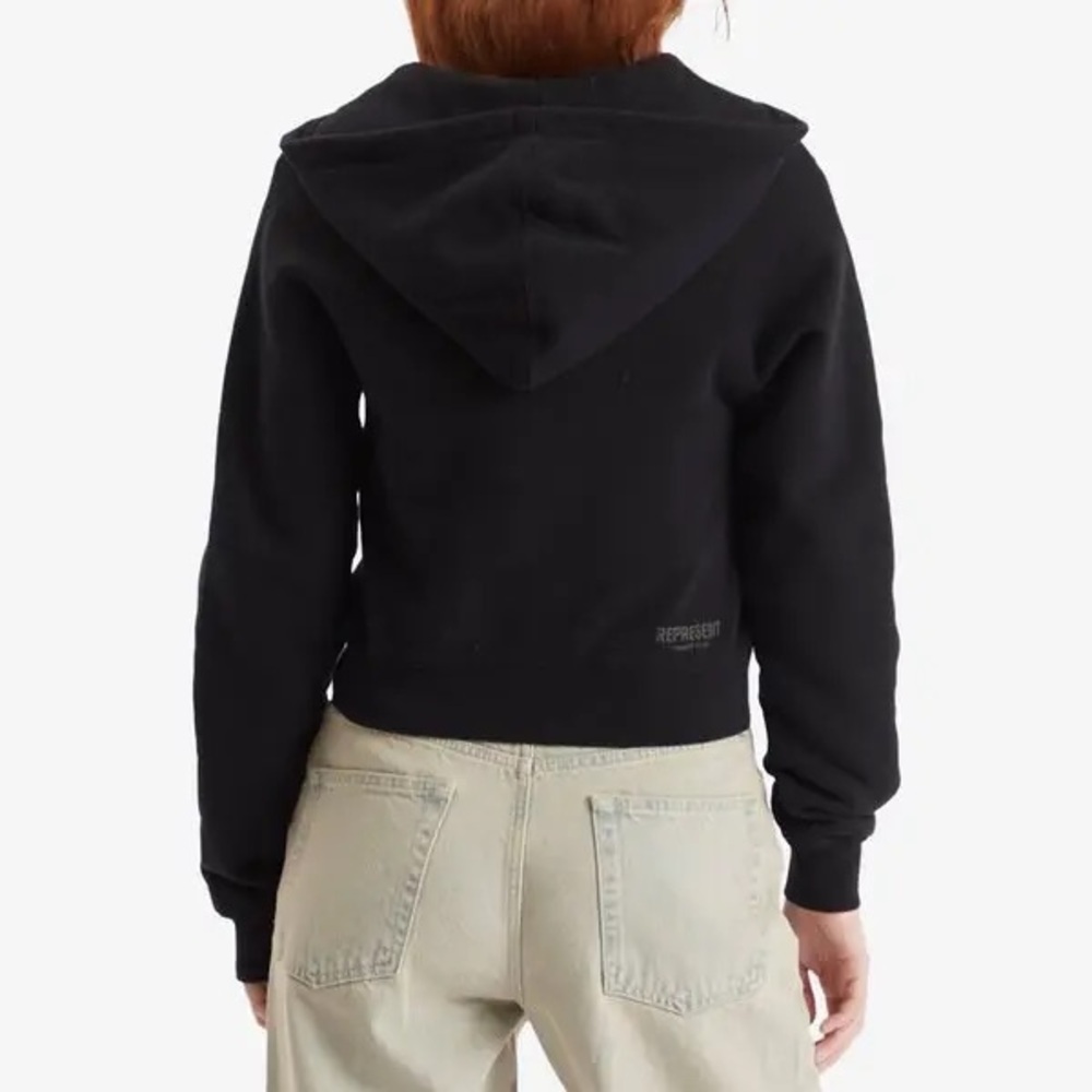 Represent Owners Club Slim Fit Zip Up Sweatshirt